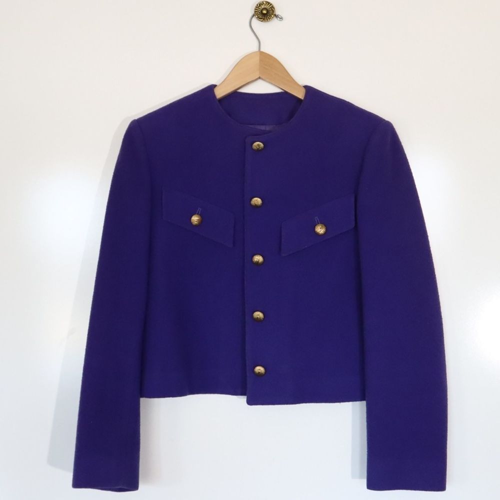 Vintage Pendleton Virgin Wool 1980s Blazer Jacket